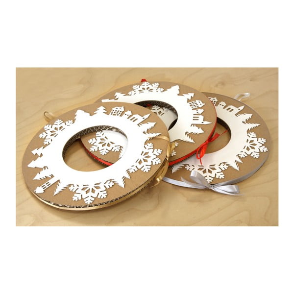 Adventes vainags ar pelēku lenti Unlimited Design for kids-image-3