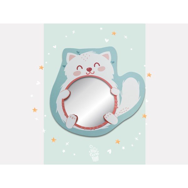 Sienas spogulis ø 20 cm Kitty – Mioli Decor-image-2