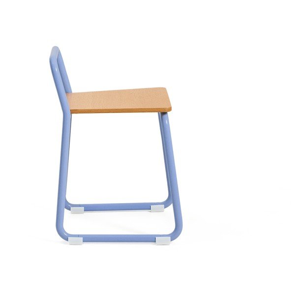 Zils metāla bērnu krēsls Tinn – Kave Home-image-3