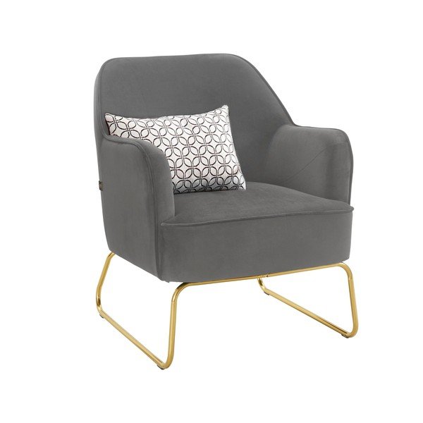 Pelēks samta krēsls Joshua – Støraa-image-4