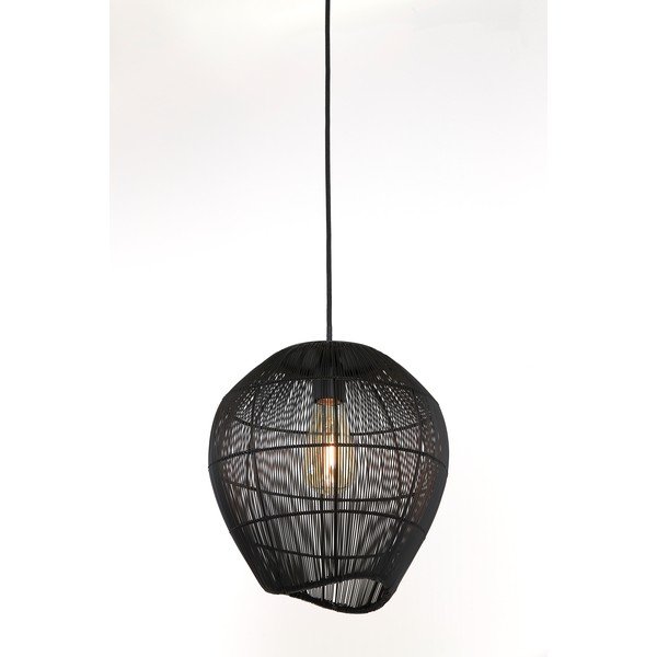 Melna griestu lampa ø 28 cm Yumi – Light & Living-image-3