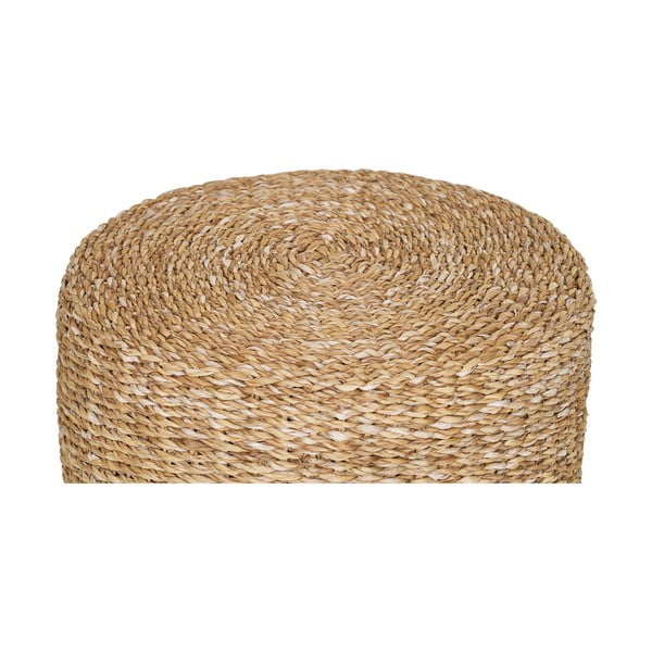 Dabīga toņa pufs no trikotāžas Rivera – House Nordic-image-1