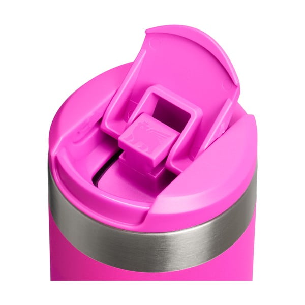 Rozā nerūsējošā tērauda termokrūze 470 ml AeroLight™ Transit Mug Violet Blossom – Stanley-image-2