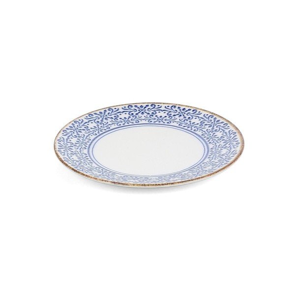 Balts/zils deserta porcelāna šķīvis ø 16 cm Azul – BonBistro-image-2