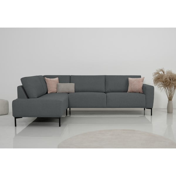Antracīta pelēks stūra dīvāns (ar kreiso stūri) Loosdrecht – Scandic-image-1