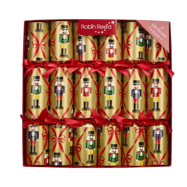 Ziemassvētku pārsteiguma konfektes (6 gab.) Vintage Nutcracker – Robin Reed