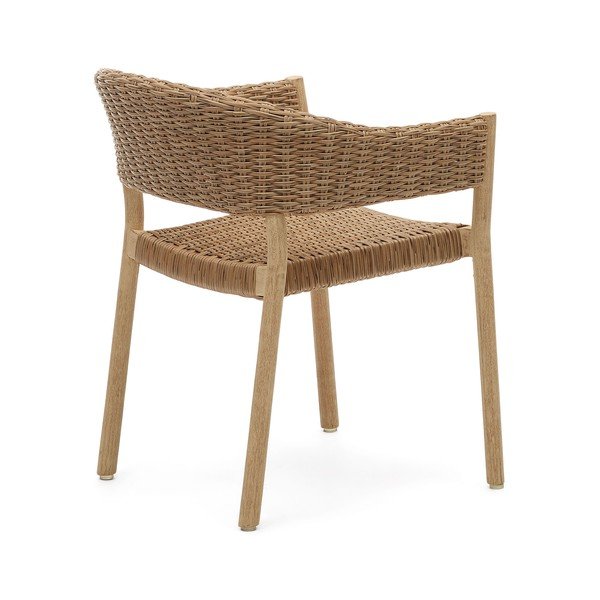 Dabīga toņa masīvkoka dārza krēsls Pola – Kave Home-image-3