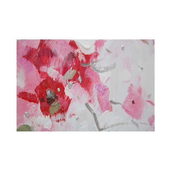 Mauro Ferretti ar rokām apgleznota daudzdaļīga glezna "Persiks", 180 x 60 cm-image-2