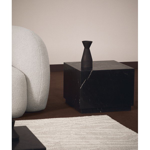 Marmora sānu galdiņš 50x50 cm Sorein – Kave Home-image-2