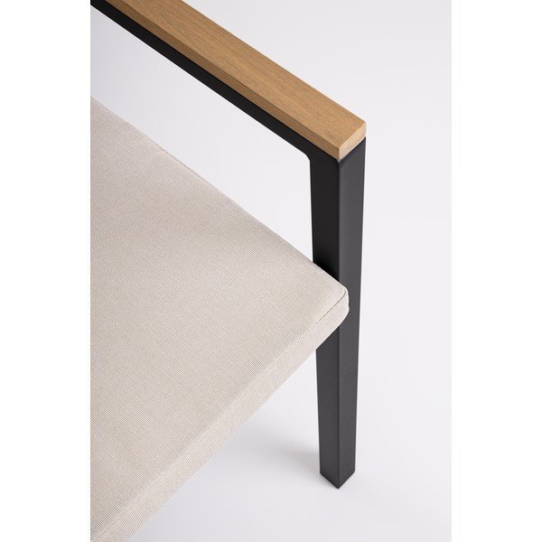 Antracīta pelēks metāla dārza krēsls Henna – Bizzotto-image-4