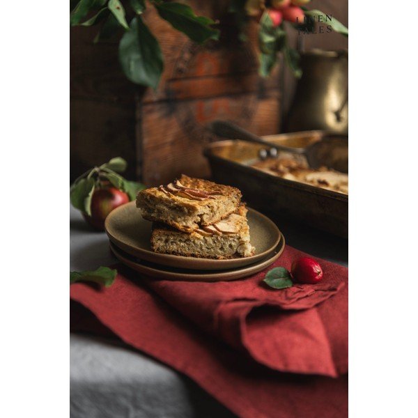 Sarkans lina virtuves dvielis Linen Tales Classic, 65 x 45 cm-image-1