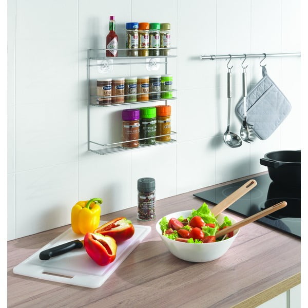 Sienas trīs līmeņu garšvielu plaukts Metaltex-image-4