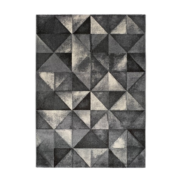 Pelēks paklājs Universal Delta Triangle, 67 x 125 cm