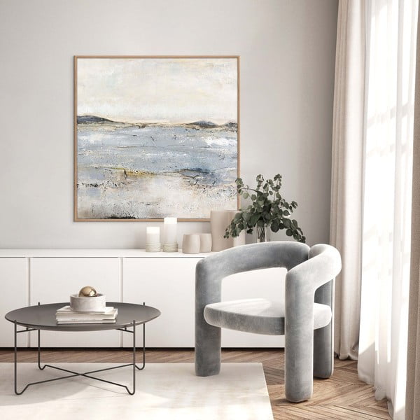 Ar rokām apgleznota glezna 100x100 cm Trace Of Nature – Malerifabrikken-image-1