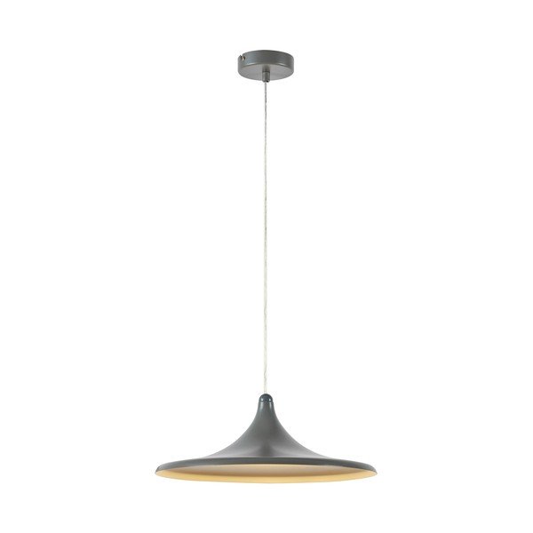 Pelēka metāla LED piekaramā lampa ar regulējamu spilgtumu ø37x13 cm Beam – Markslöjd