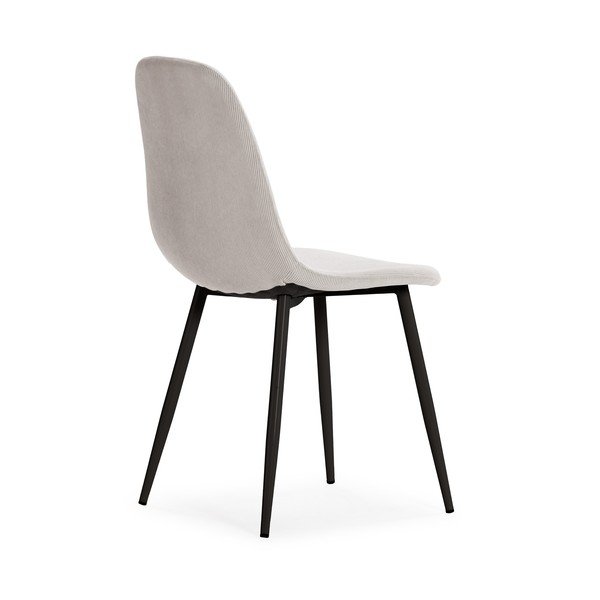 Krēmkrāsas polsterēti pusdienu krēsli (4 gab.) Minka – Marckeric-image-3