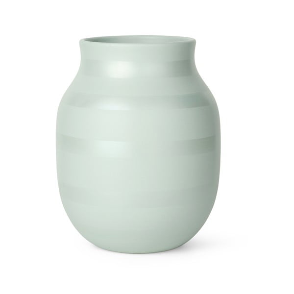Gaiši zaļa keramikas vāze ø 16 cm Omaggio – Kähler Design