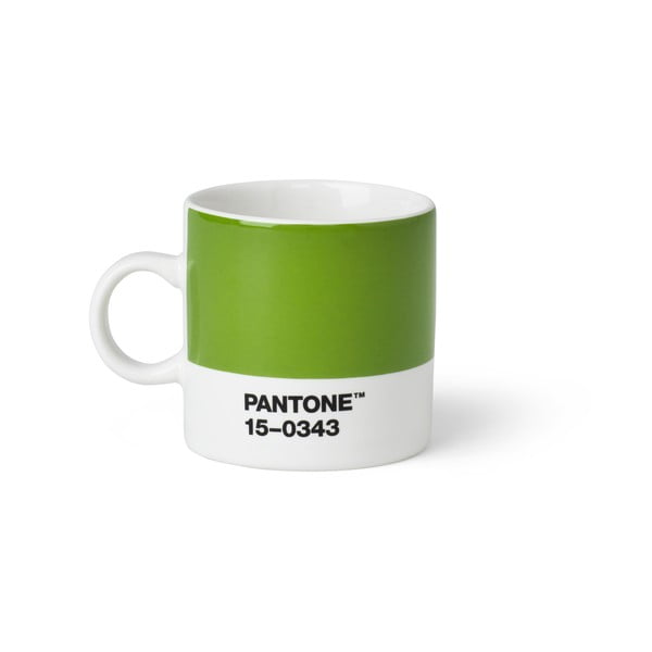 Zaļa krūze Pantone Espresso, 120 ml