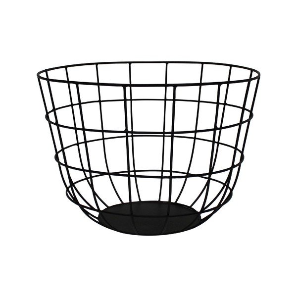 Metāla grozs Netz Black, 20 cm