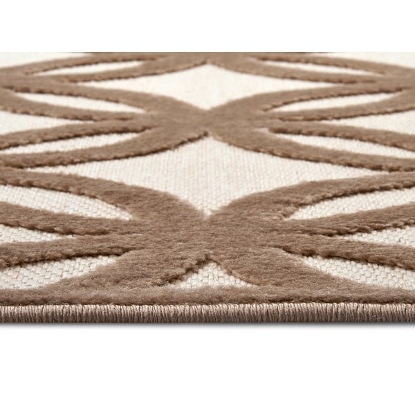 Brūns paklājs 133x190 cm Iconic Circle – Hanse Home-image-2