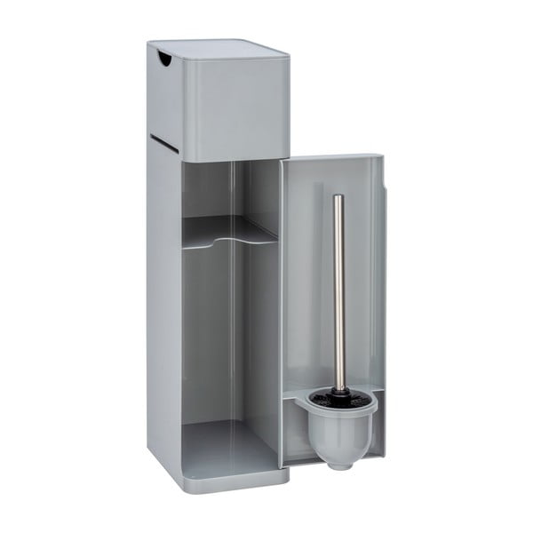 Pelēks plastmasas tualetes papīra turētājs ar statīvu Imon – Wenko-image-2
