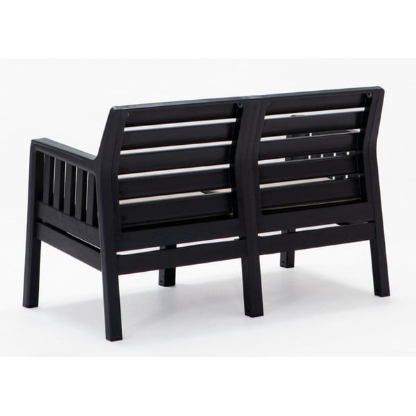 Antracīta pelēks dārza atpūtas komplekts 4 personām Lara – Floriane Garden-image-4