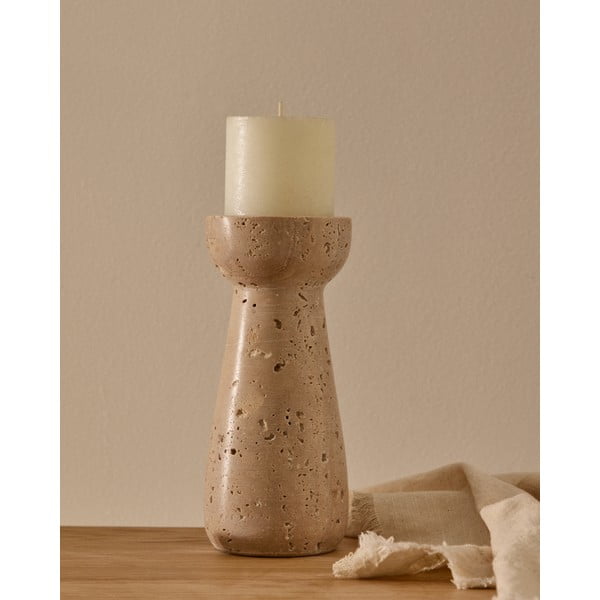 Akmens svečturis tējas svecītēm Magan – Kave Home-image-2