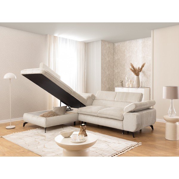 Krēmkrāsas velveta stūra dīvāns (ar kreiso stūri/L veida) Marbeya  – Ropez-image-4