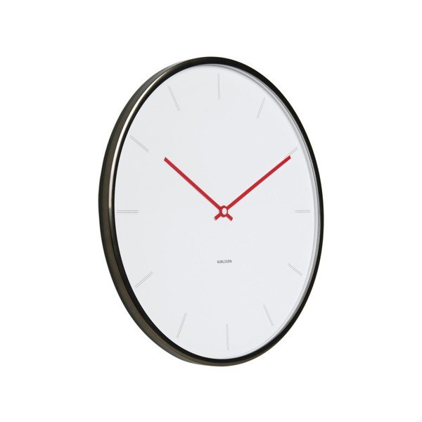 Balts pulksteņa pulkstenis Present Time Thin-image-1