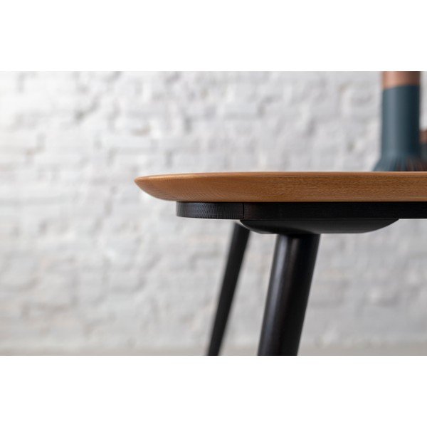 Ēdamgalds no oškoka ar melnām kājām Ragaba Contrast, 180 x 90 cm-image-3