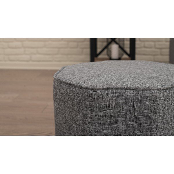 Pelēks pufs Hexa – Balcab Home-image-2