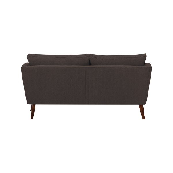 Brūns trīsvietīgs dīvāns Mazzini Sofas Elena, ar atpūtas krēslu kreisajā stūrī-image-4