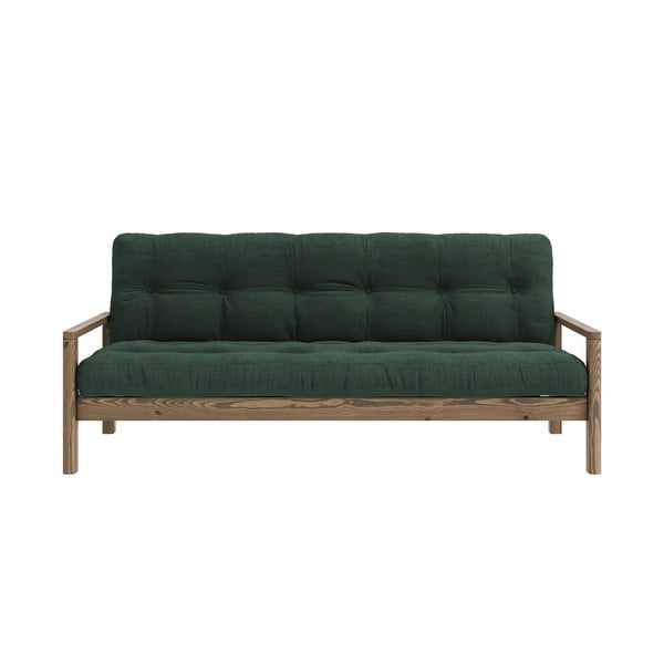 Tumši zaļš salokāms dīvāns 205 cm Knob – Karup Design