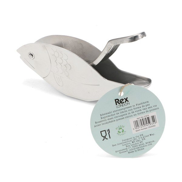 Nerūsējošā tērauda citrusaugļu prese Fish – Rex London-image-4