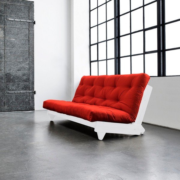 Dīvāns gulta Karup Fresh White/Red-image-1