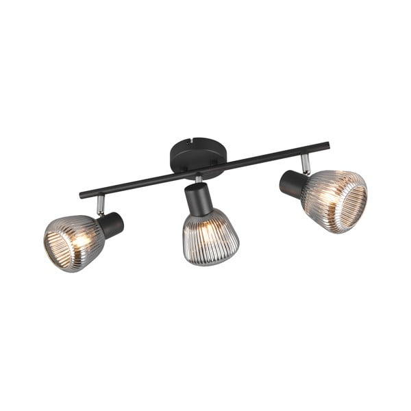 Melna prožektora tipa lampa ø 10 cm Tarifa – Trio-image-1