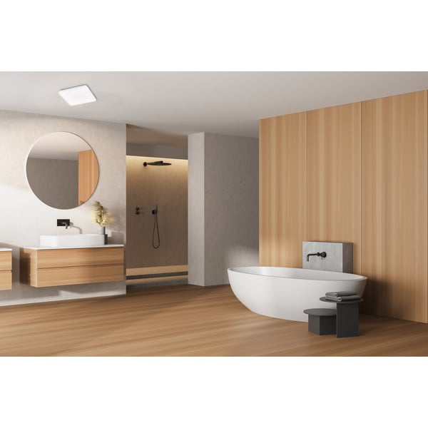 Balta LED griestu lampa 17x17 cm Gotland – Fischer & Honsel-image-2