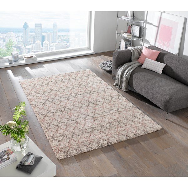 Rozā paklājs Mint Rugs Cameo, 80 x 150 cm-image-4