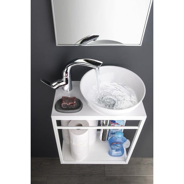 Balta keramikas apaļa izlietne ø 28 cm Aster – Sapho-image-1