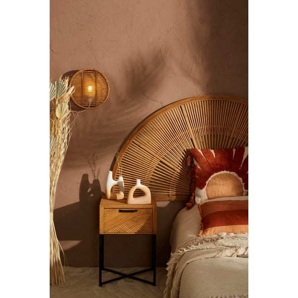 Koka/bambusa sienas dekors 159x80 cm Solor – Sema-image-2