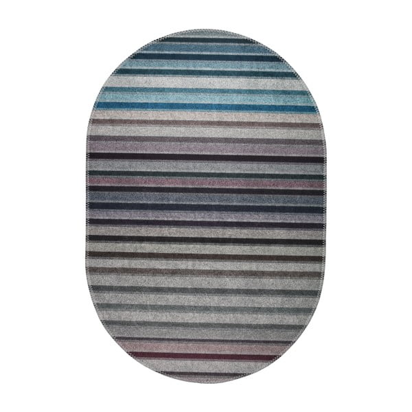 Zils/pelēks mazgājams paklājs 80x120 cm – Vitaus