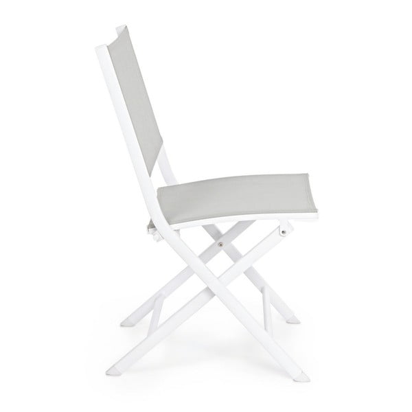 Balts metāla dārza krēsls Elin – Bizzotto-image-3