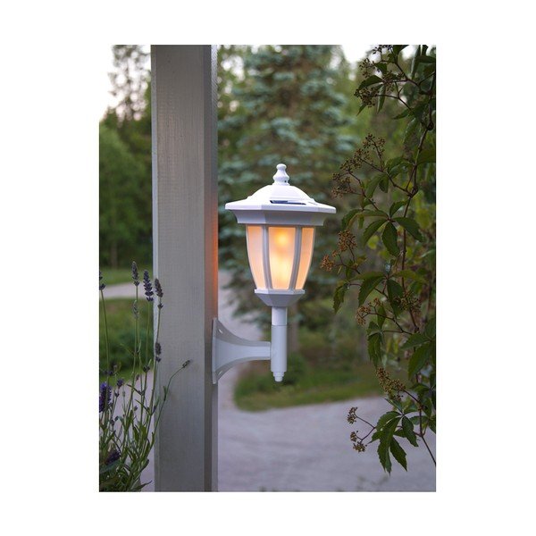 Balta āra LED lampa ar saules baterijām Star Trading Flame-image-2