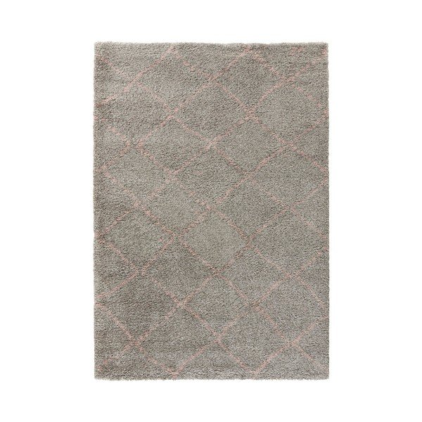 Pelēks paklājs Mint Rugs Allure Ronno Grey Rose, 160 x 230 cm