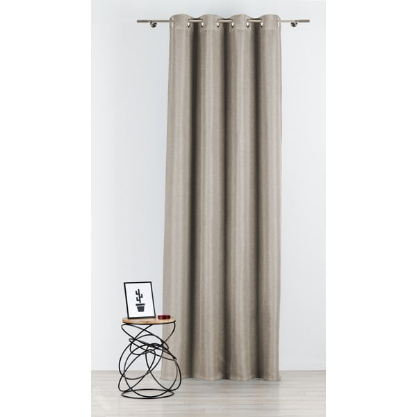 Bēšs aizkars 140x260 cm Avalon – Mendola Fabrics-image-2