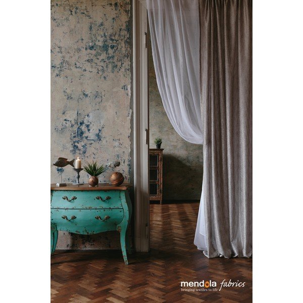 Balts dienas aizkars 140x260 cm Michelle – Mendola Fabrics-image-4