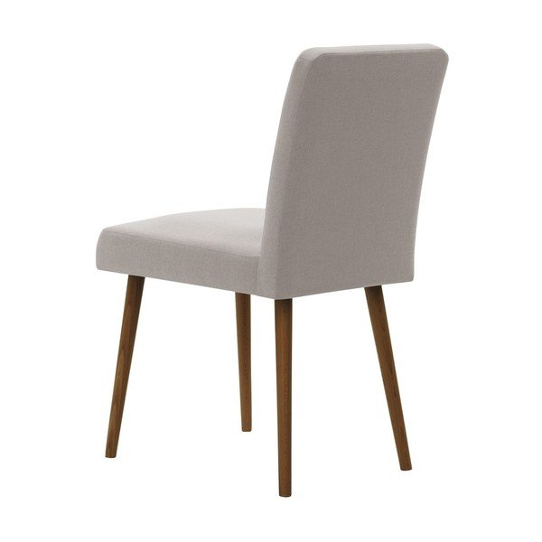 Pelēki brūns krēsls ar tumši brūnām dižskābarža koka kājām Ted Lapidus Maison Fragrance-image-3