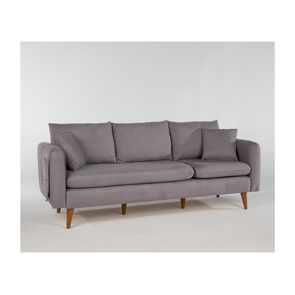 Pelēks dīvāns 215 cm Sofia – Balcab Home-image-2