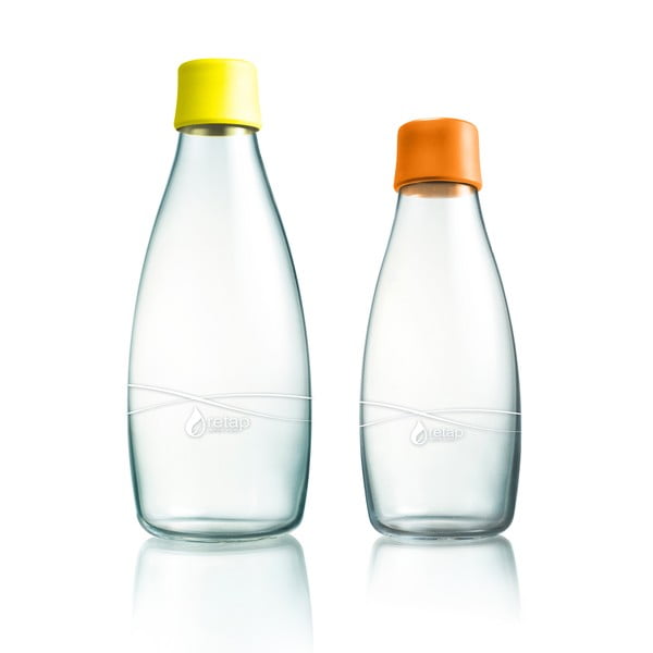 Divu ReTap pudeļu komplekts - dzeltenā un oranžā krāsā