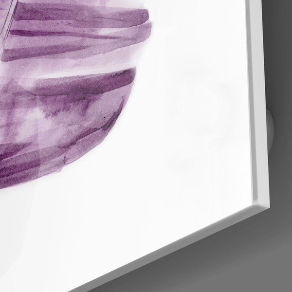 Stikla glezna Insigne Lila Leaf, 46 x 72 cm-image-2